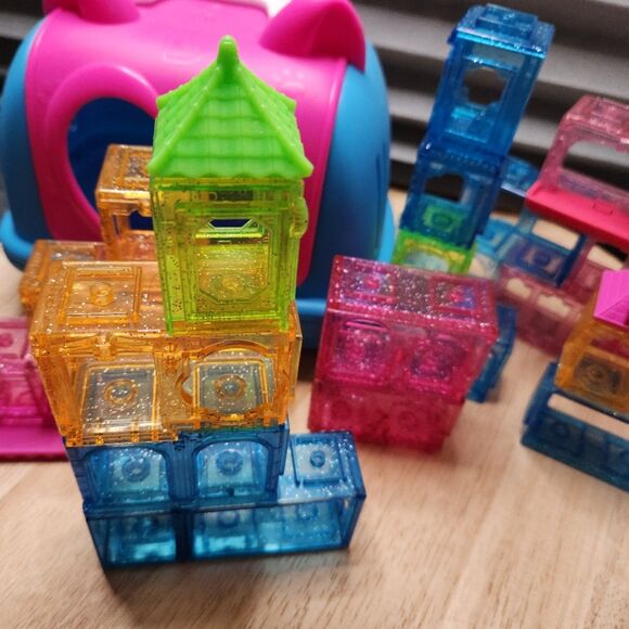 Shopkins Connector Cubes + Pet Carrier – Pretend Play Toy Lot - Picture 2 of 9